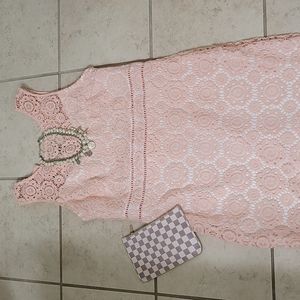 Bodicon eyelet cutout dress
